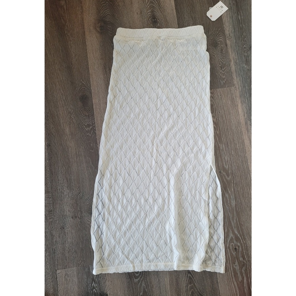 Billabong Sun Dazed Cream Skirt Swim Cover Up Women's Size Medium #6 - Picture 2 of 6